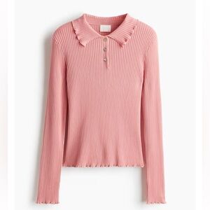 H&M Rib Knit Collar - size M